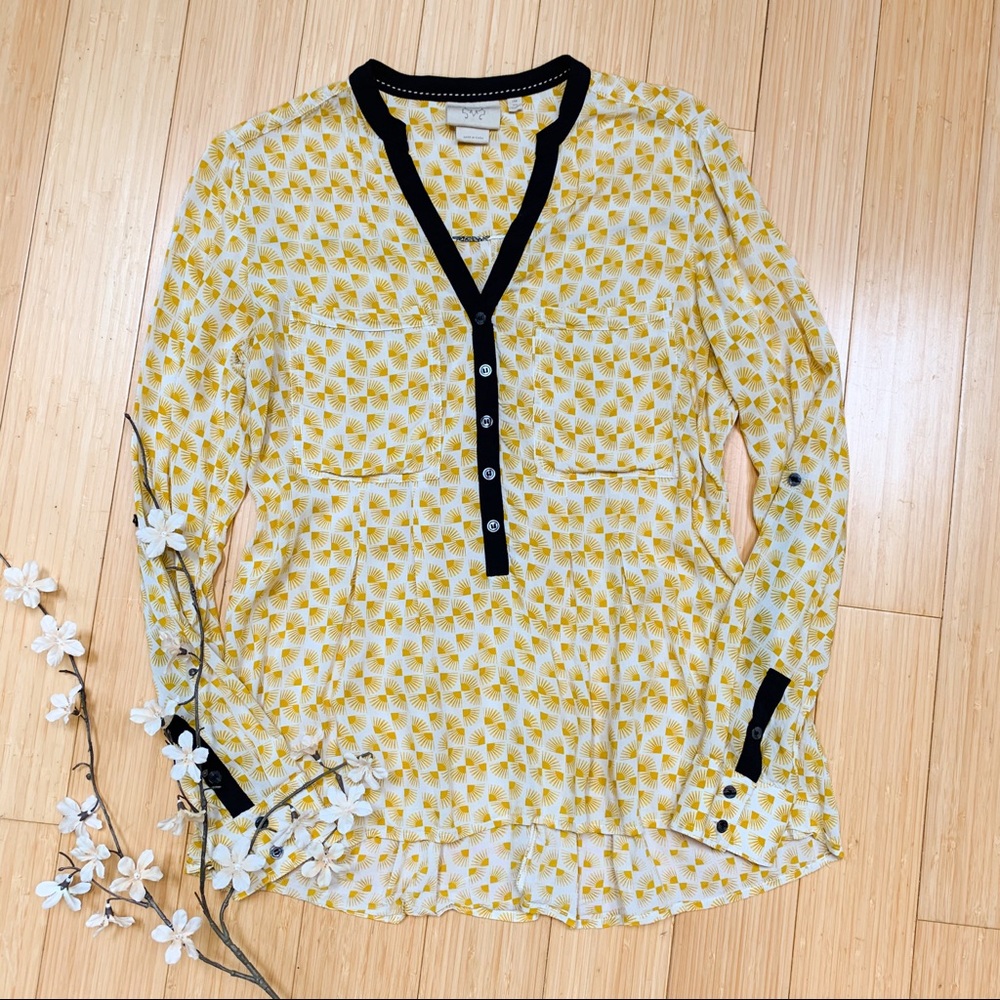 Anthropologie Sunburst Honoré blouse, 4.